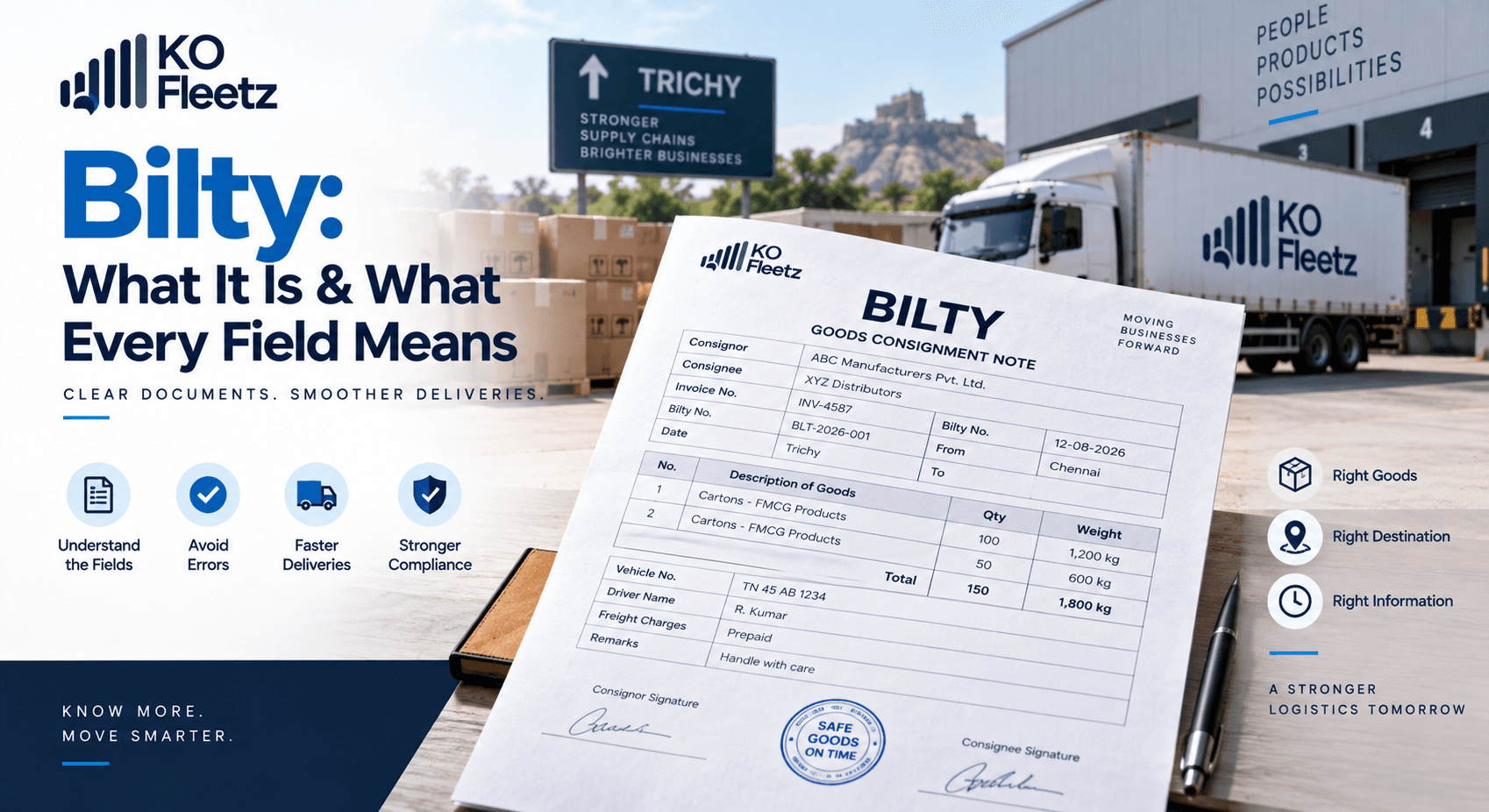 Bilty: What It Is & What Every Field Means